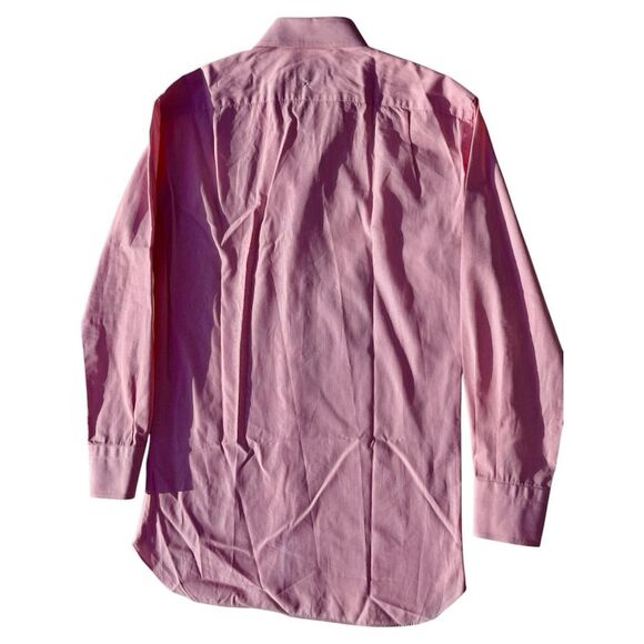Ermenegildo Zegna Men’s Pink Cotton Button-Down Shirt Size‎ L 15/38 Designer - Picture 2 of 7